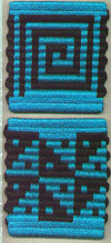 [double-faced mug rugs]