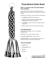 Ply-Split Three-Strand Celtic Braid Instructions