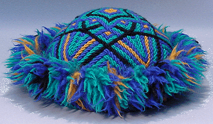 [SCOT multicolor star hat -- side view]