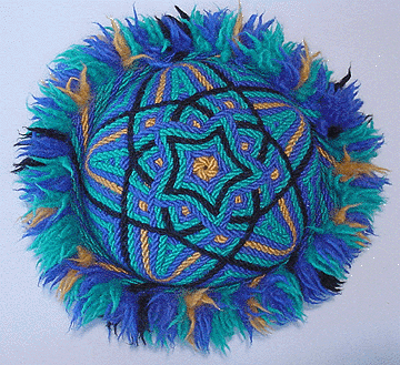[SCOT multicolor star hat --top view]