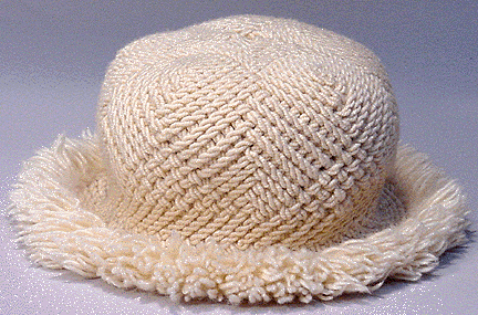 [SCOT white star hat -- side view]